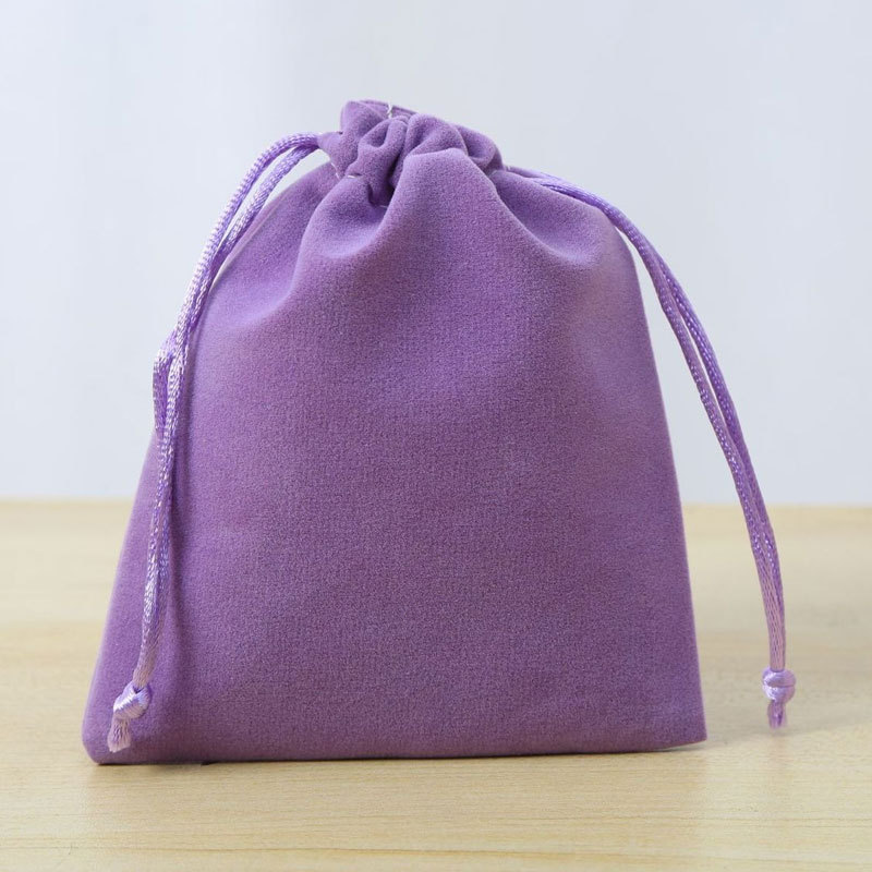 100pcs Custom Velvet Drawstring Bag with Logo – Jewelry, Cosmetics, Gifts, Shoes Dust Pouch for Retail & Boutique Packaging