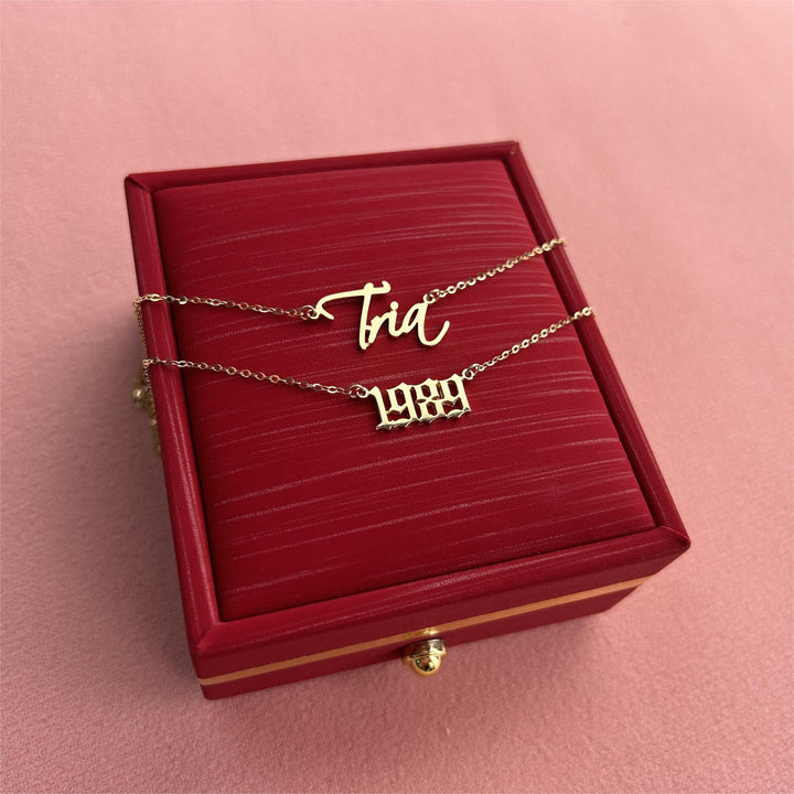 Custom Name Necklace - Solid 14K | 18K Gold