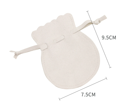 100pcs Wholesale Christmas Special Edition Microfiber Gourd Drawstring Jewelry Pouches – Holiday Gift with Festive Gold-Foil Design