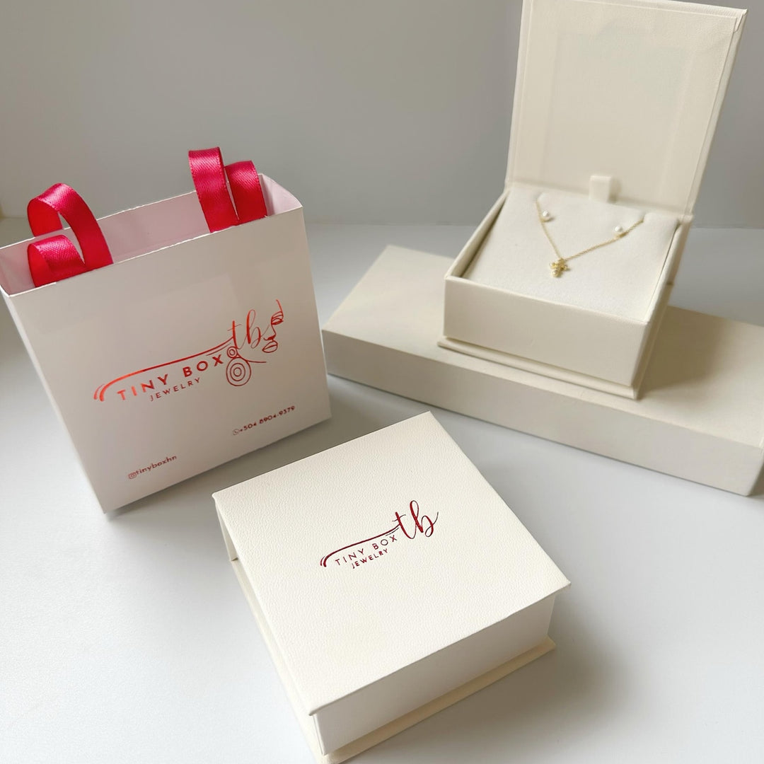 Custom Logo Flip Top Magnetic Jewelry Packaging Set – 100 Sets Box with Microfiber Pouch for Necklaces, Earrings & Rings