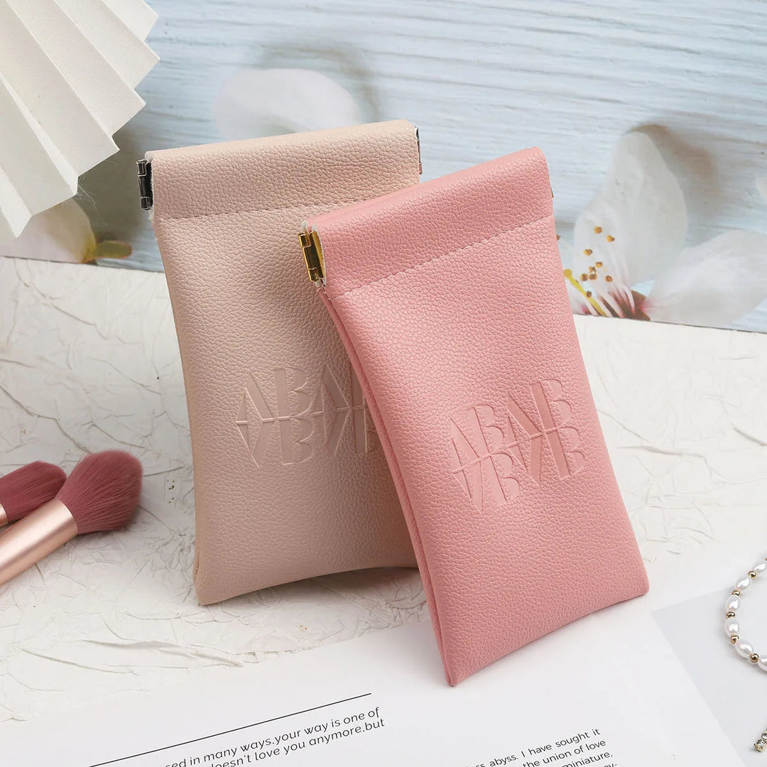 Wholesale PU Leather Magnetic Pouches with Embossed Logo – Jewelry, Glasses, Perfume & Gift Packaging