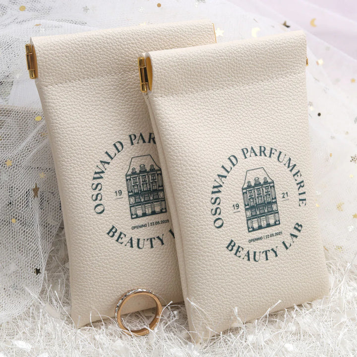 Wholesale Luxury PU Leather Magnetic Pouches – Silk Screen Logo Jewelry & Retail Packaging