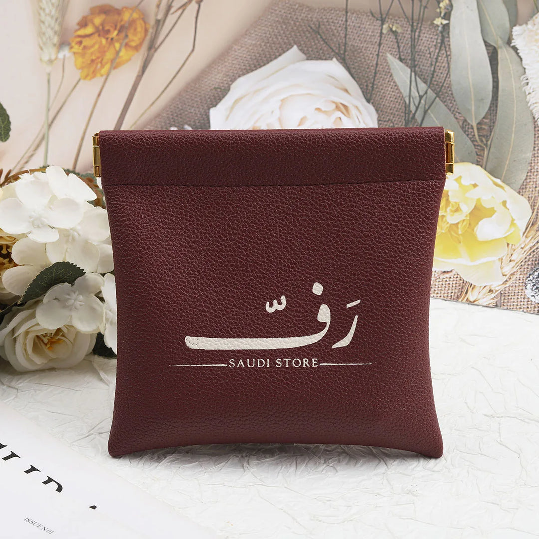 100pcs Wholesale Custom Logo PU Leather Magnetic Jewelry Pouches – Silk Screen Printing Gift & Boutique Packaging