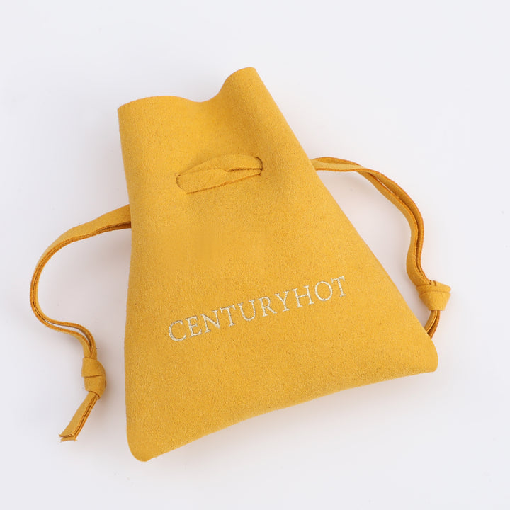 Custom Microfiber Drawstring Jewelry Pouch with Logo – Unique Gift Bag Shape with Debossed Logo for Earrings, Necklaces & Gifting, Wholesale