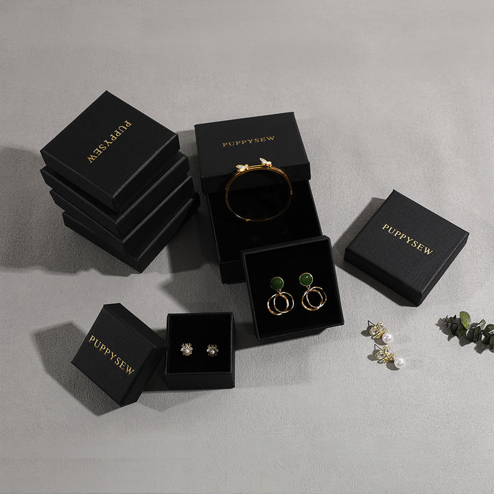 100Pcs Wholesale Custom Double Shoulder Lid and Base Rigid Paper Boxes – Premium Logo Printed Jewelry Packaging for Rings, Earrings, Necklaces & Bracelets, Multi-Size Luxury Gift Boxes