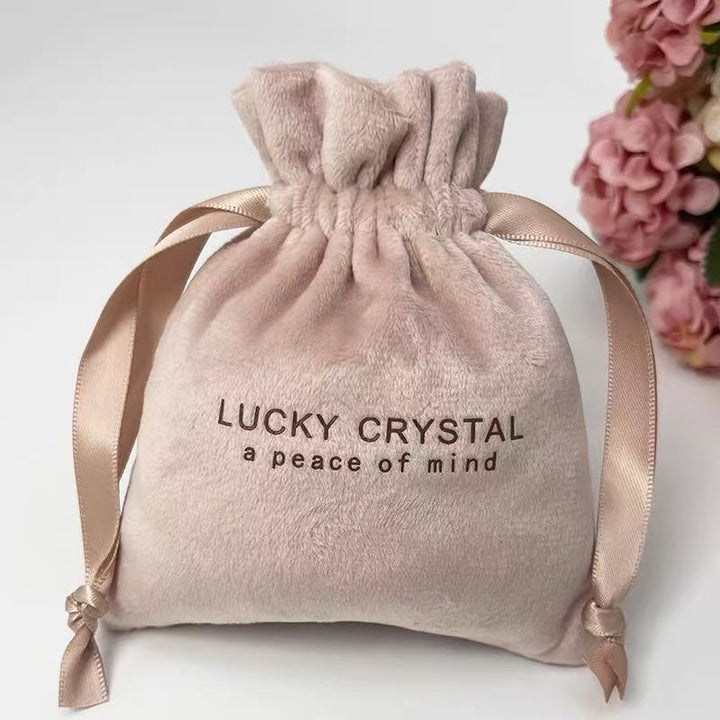 100pcs Custom Logo Velvet Drawstring Pouches – Jewelry, Gifts, Cosmetics, Boutique Packaging