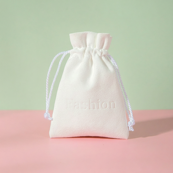 100pcs Velvet Flower Top Drawstring Pouch with Custom Embossed Logo – Ideal for Jewelry, Gifts, Small Business Branding