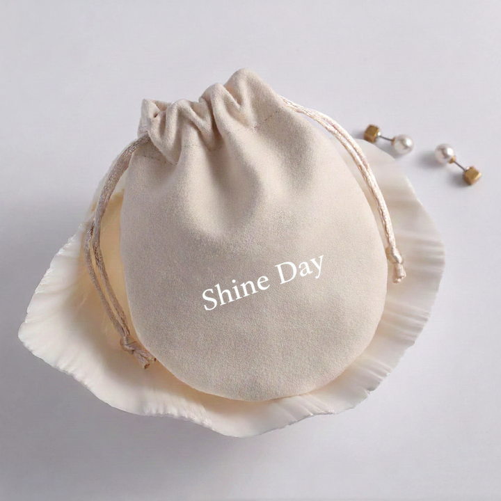 100pcs Custom Logo & Size Velvet Half Round Drawstring Bags – Personalized Pouches for Jewelry, Gifts, Accessories, Boutique Packaging