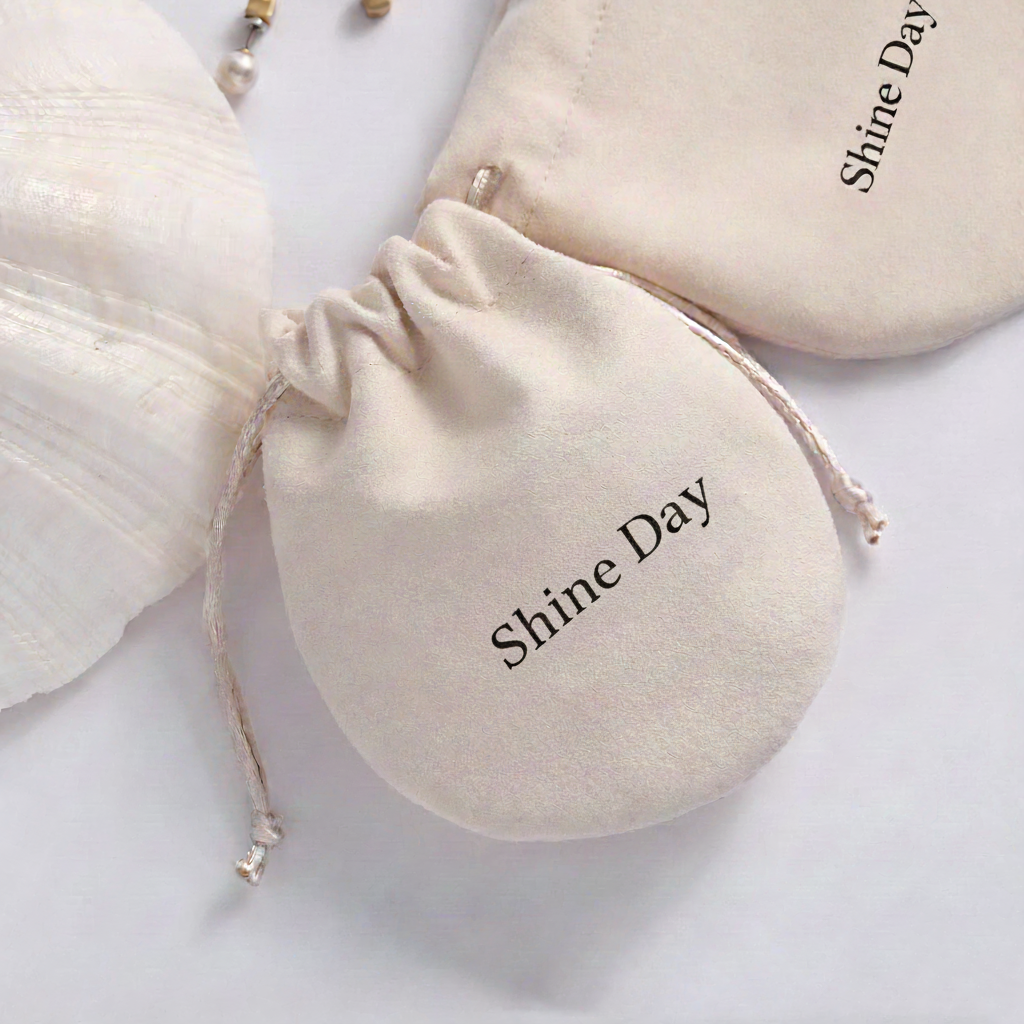 100pcs Custom Logo & Size Velvet Half Round Drawstring Bags – Personalized Pouches for Jewelry, Gifts, Accessories, Boutique Packaging