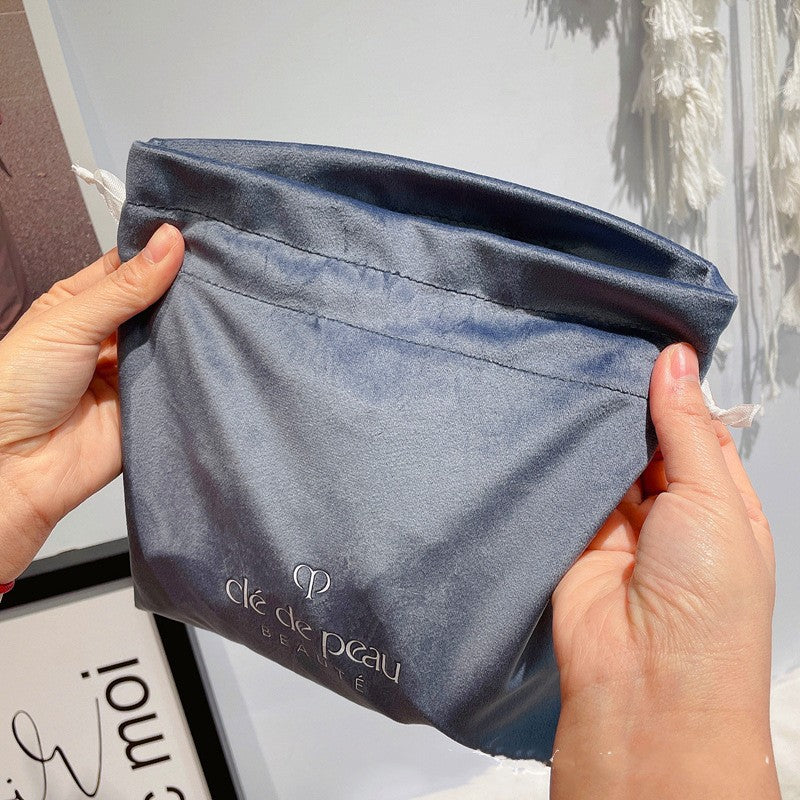 100pcs Custom Logo Velvet Pouches with Satin Drawstring – Jewelry, Gifts, Cosmetics, Boutique Packaging