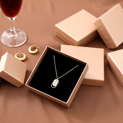 Custom Sideways Letter Necklace - Solid 14K | 18K Gold